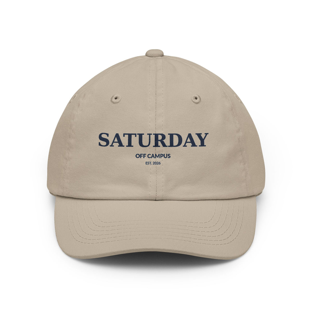 Dad Hat — SATURDAY Off Campus Embroidered Casual Baseball Cap
