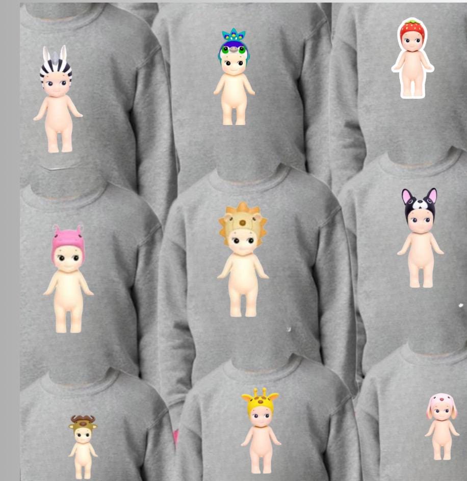 Sonny Angels! Custom Sonny Angel Inspired cropped Shirts, sweats, tanks w/ Names – Cute Angel, Add Name or Custom Text
