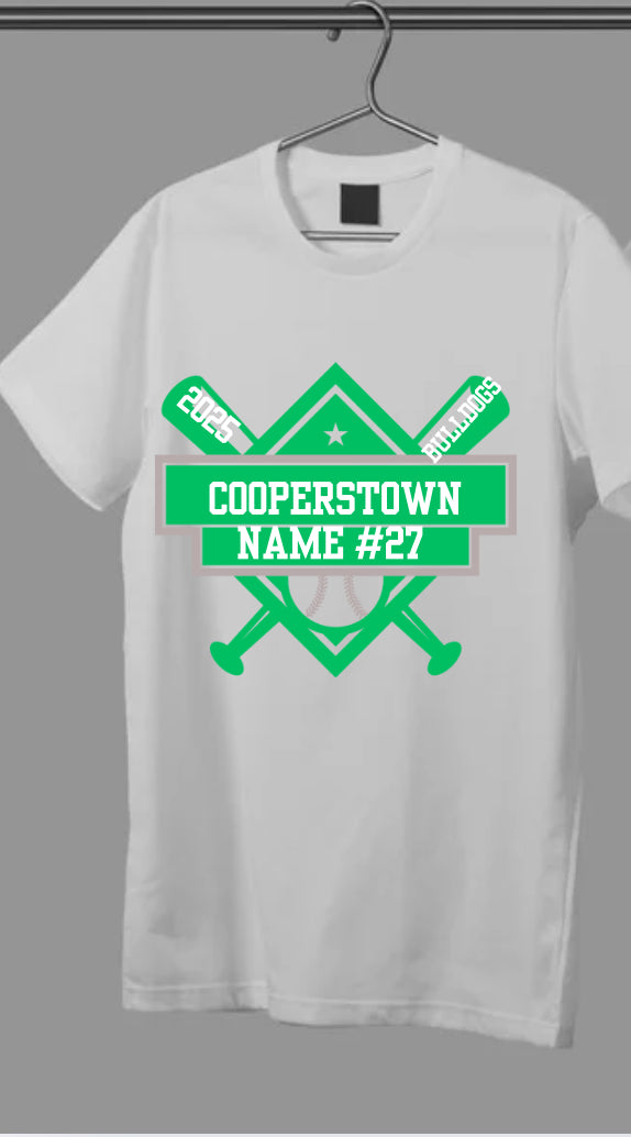 Cooperstown Custom team swag (private message for each order images )