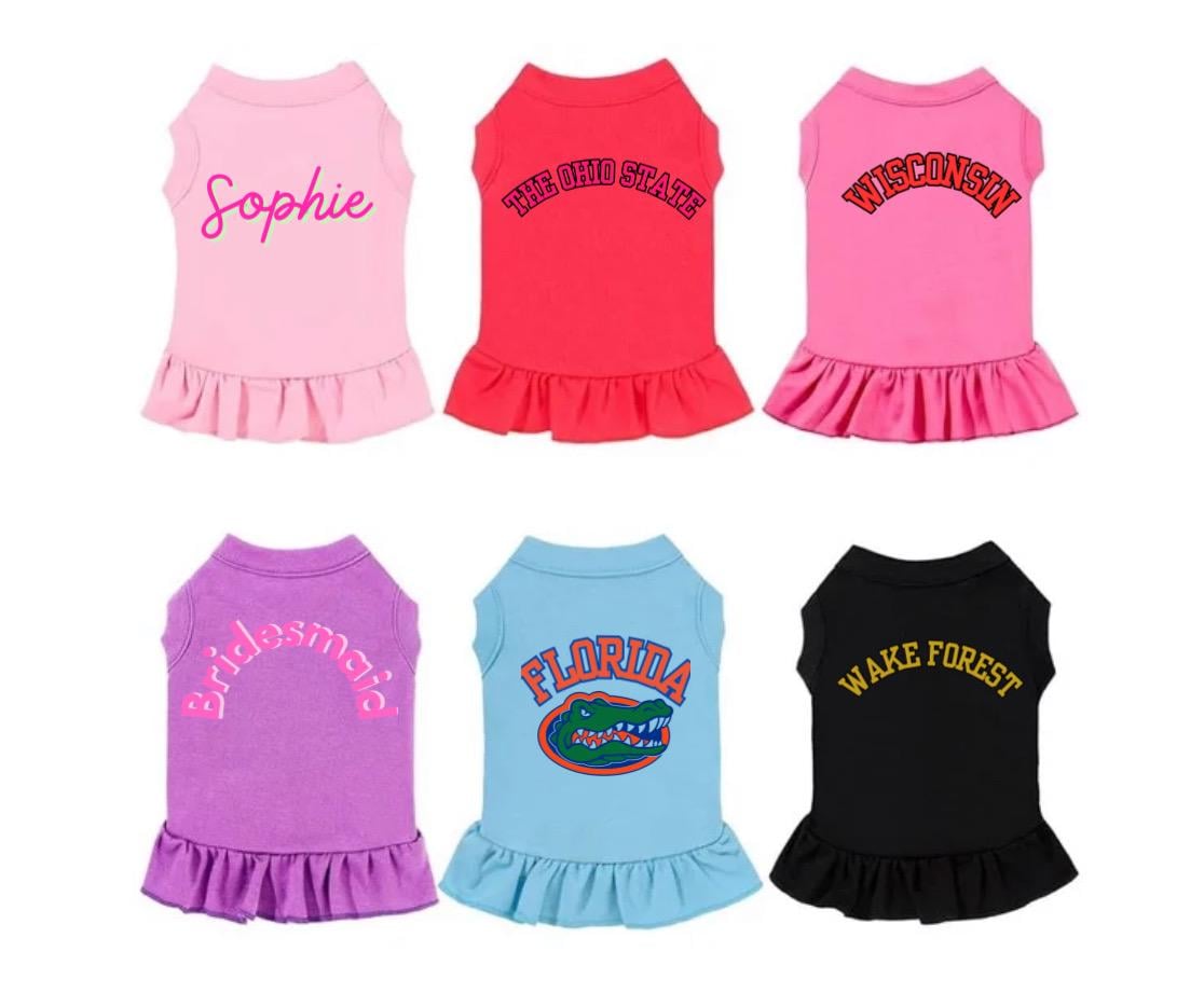 Custom Dog Shirt with Name, Logo, or Photo β Personalized Pet Shirt, Funny Dog Shirt, Custom Dog Tee with Pet Name or Image