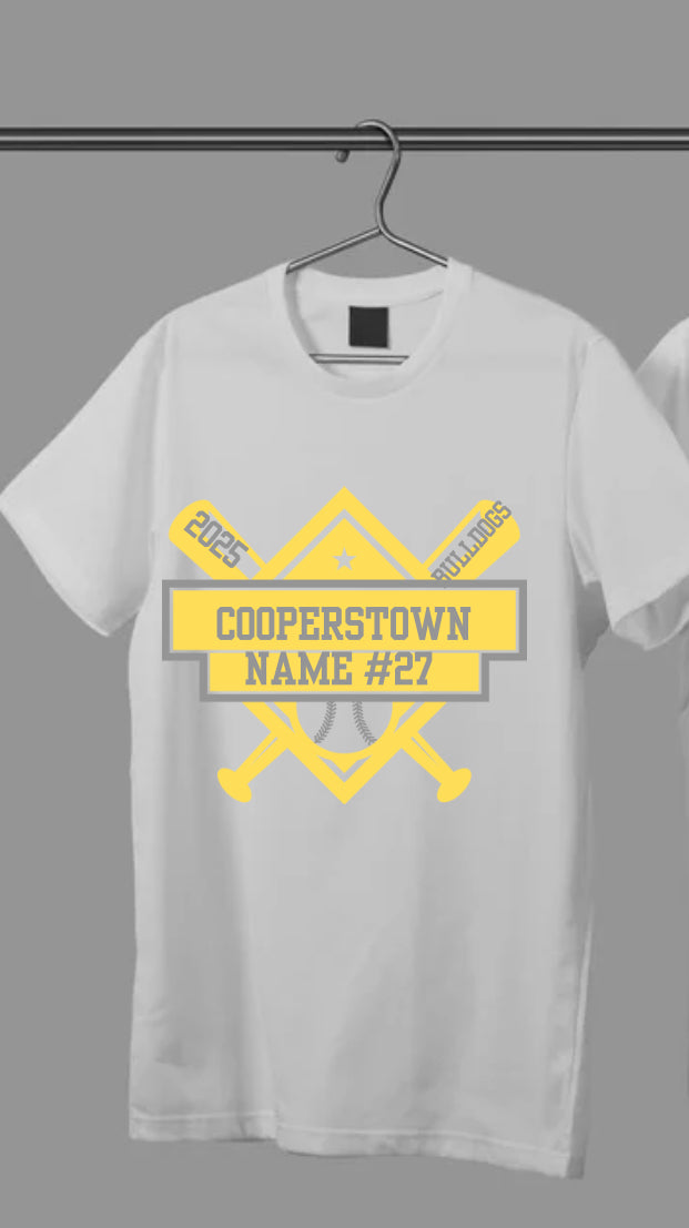 Cooperstown Custom team swag (private message for each order images )