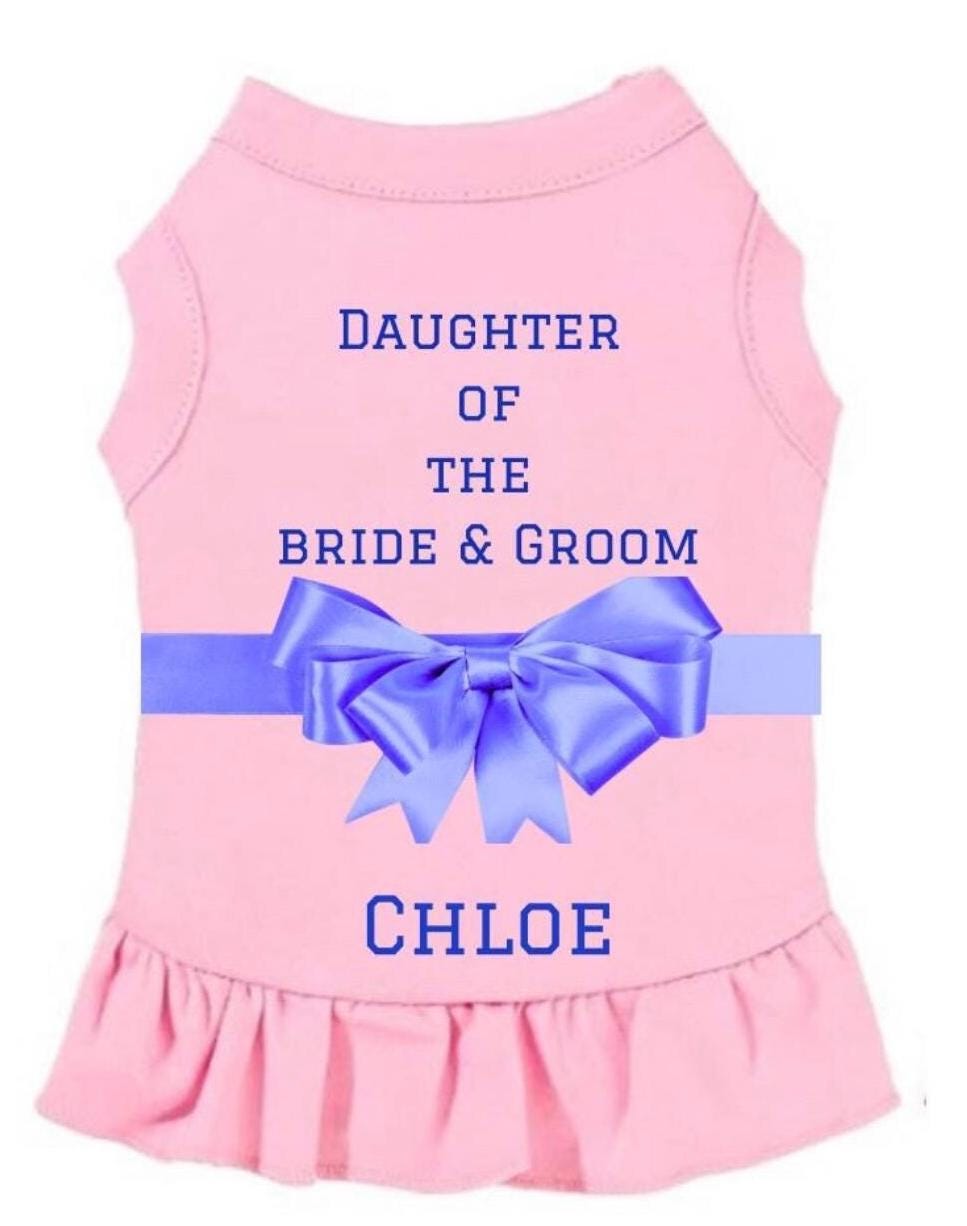 Dog Wedding Dress custom - dog of the bride and groom