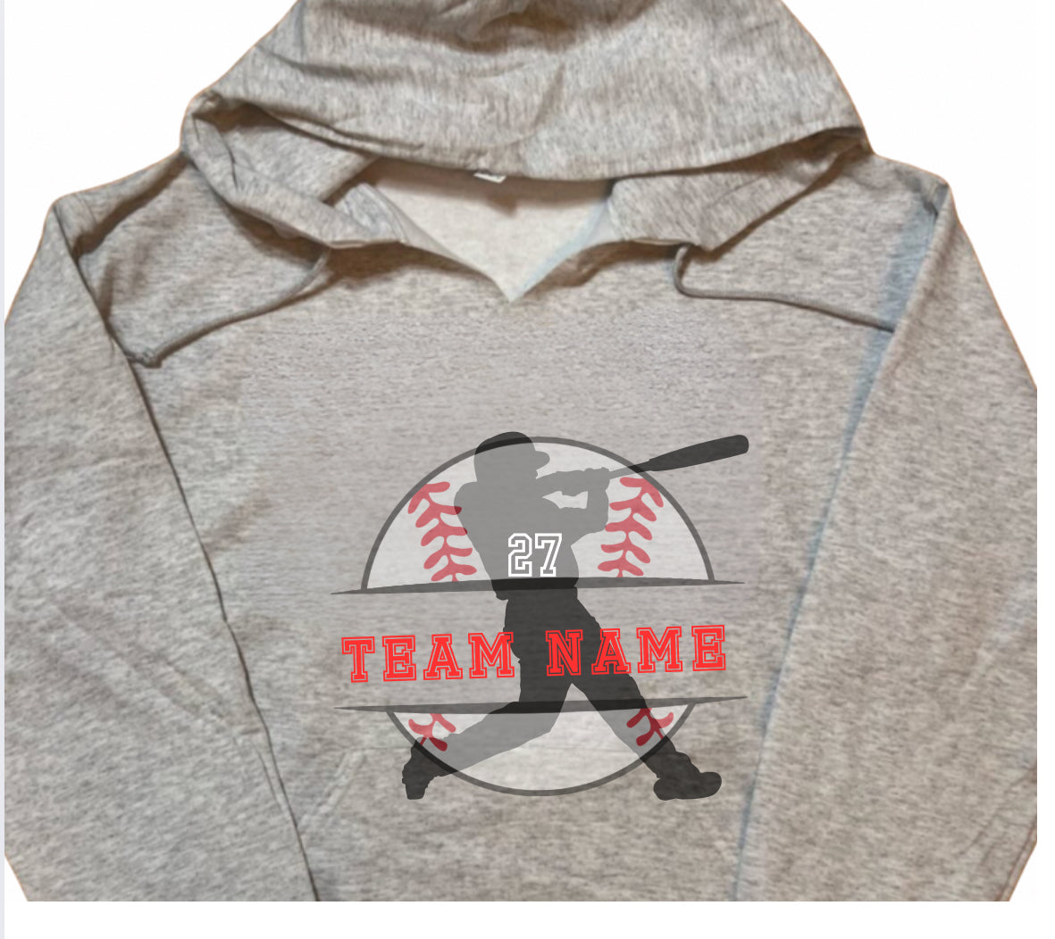 Custom Baseball team Hoody (private message for each order images )