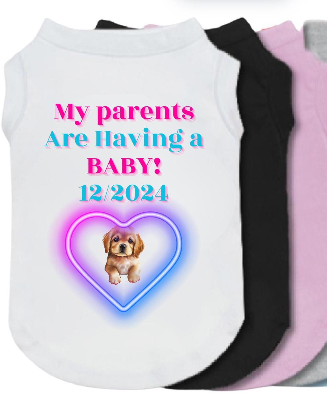 Custom Dog Shirt with Name, Logo, or Photo β Personalized Pet Shirt, Funny Dog Shirt, Custom Dog Tee with Pet Name or Image
