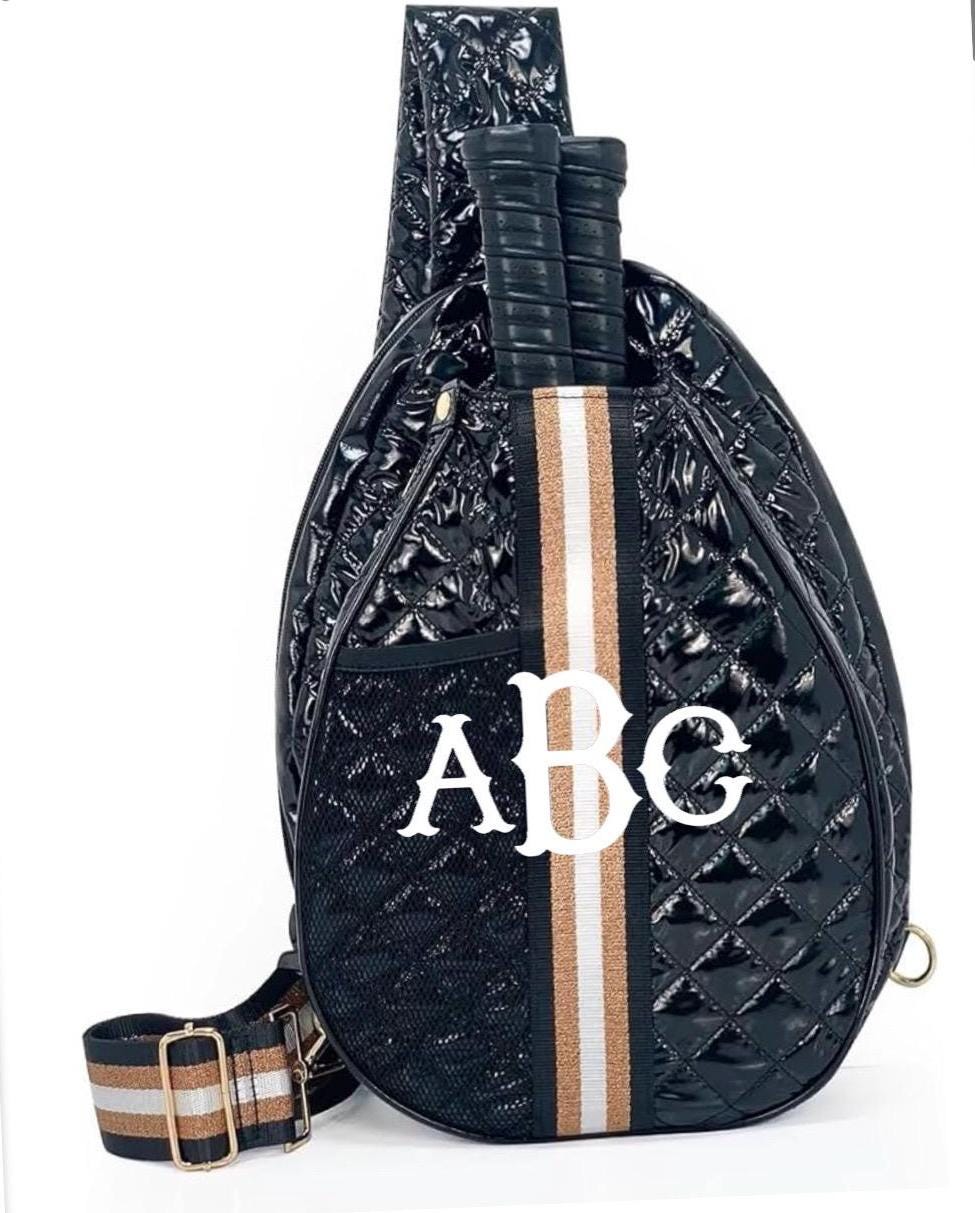 Personalized/Embroidered Pickleball Sling Quilted Crossbody Bag (add monogram or name or sorority letters)