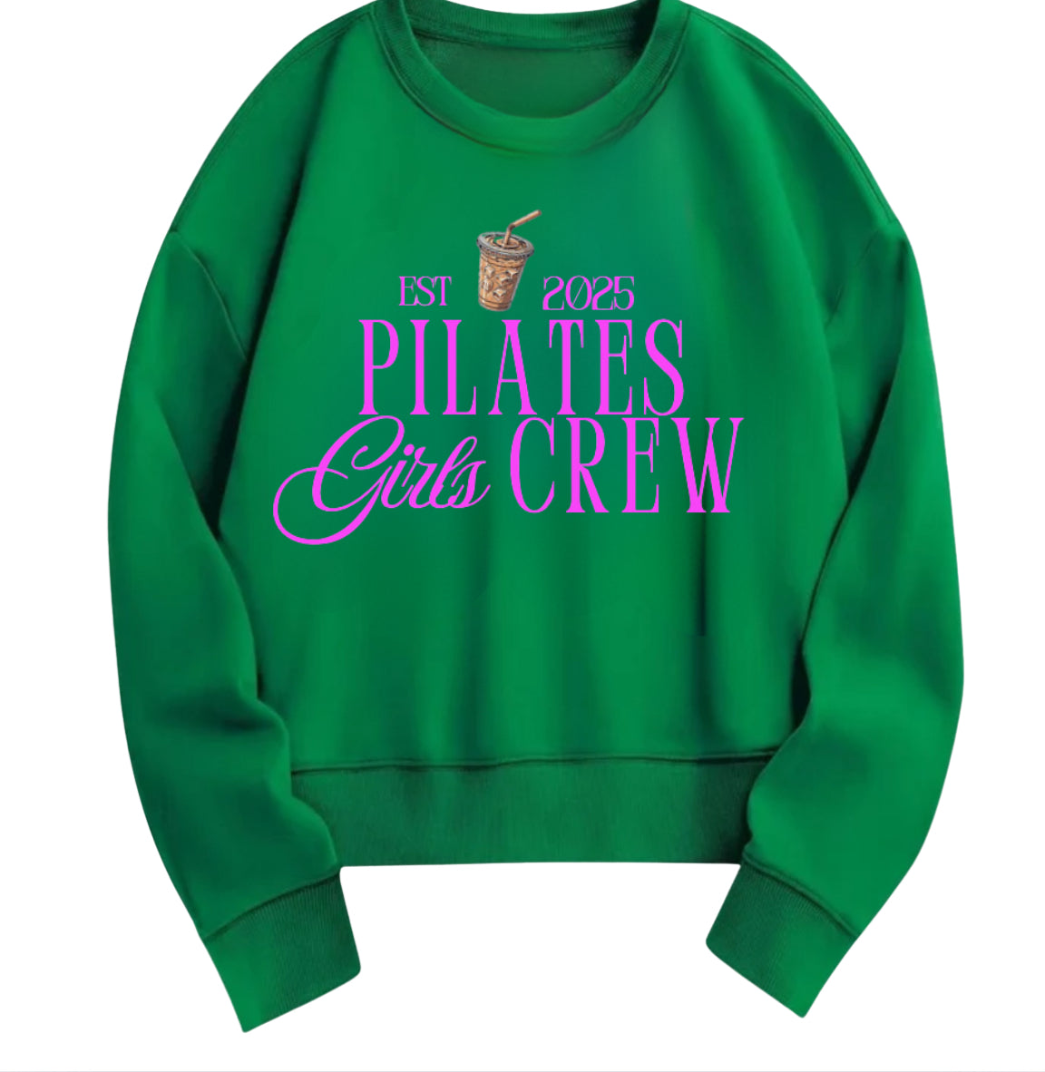 Pilates Women’s “Girl Club” Crewneck | Gift forpilates Lovers | Est. Year Sweatshirt