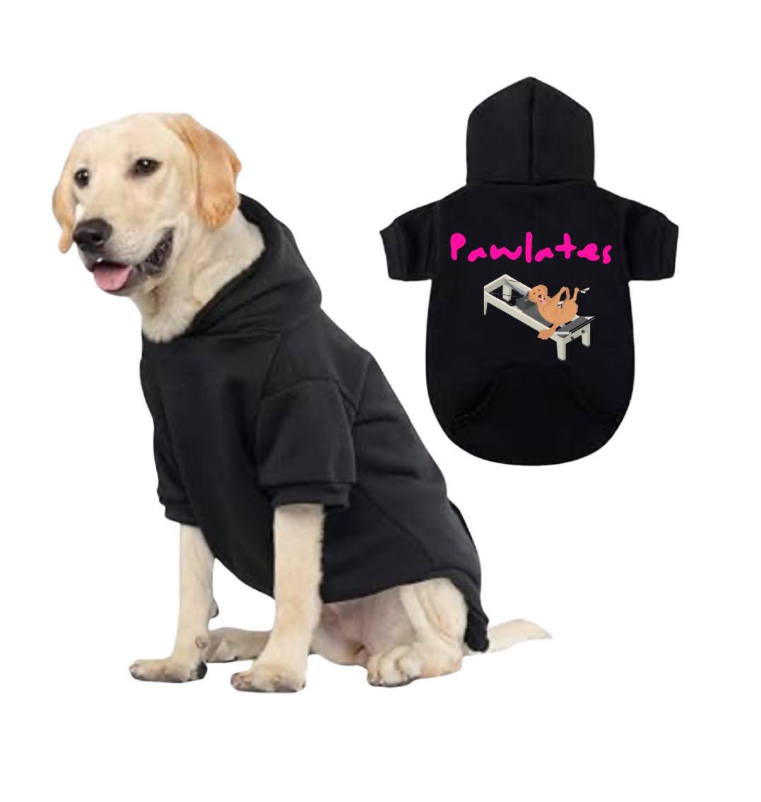 Pawlates Dog Shirt or Hoodie β Funny Pet Workout Shirt, Cute Dog Gym Tee, Pilates Dog Outfit, Small Dog Clothes
