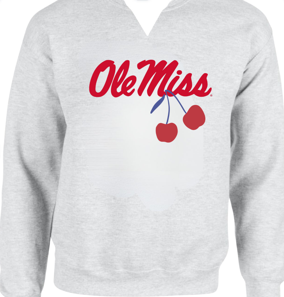 Custom College Martini w/ Cherry Sweats and Hoodies and Ts