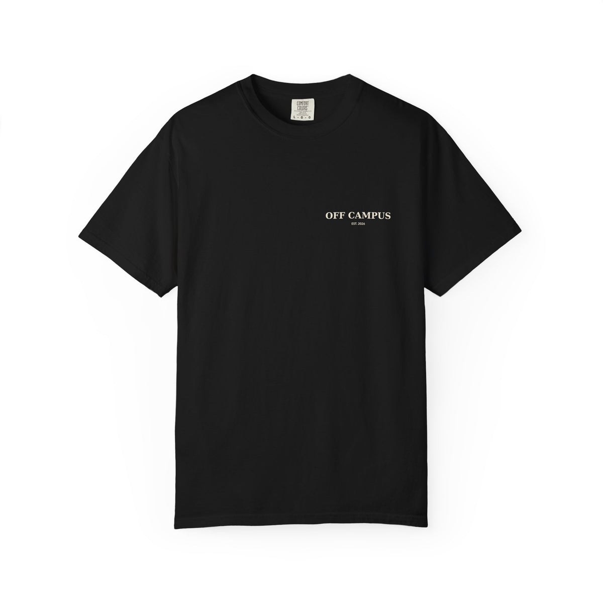 Saturday Division T-Shirt — “Off Campus” Vintage Garment-Dyed Tee