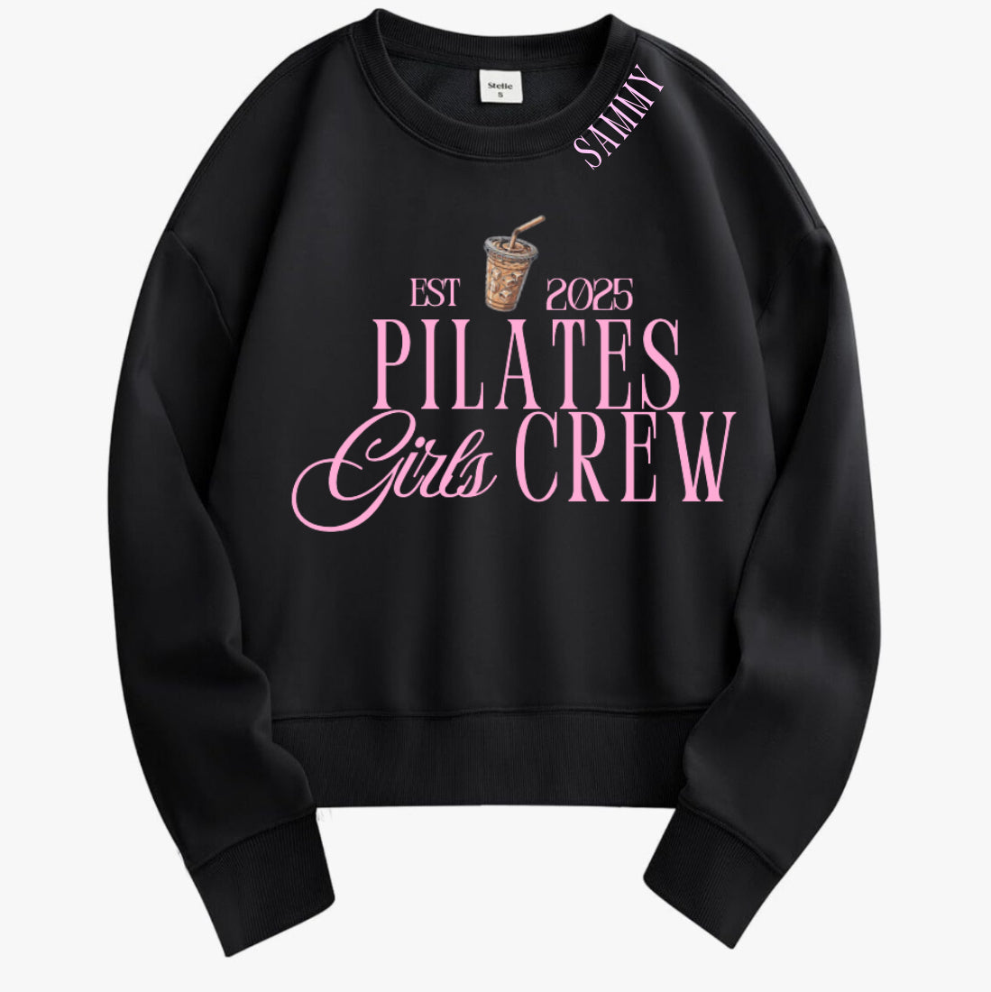 Pilates Women’s “Girl Club” Crewneck | Gift forpilates Lovers | Est. Year Sweatshirt