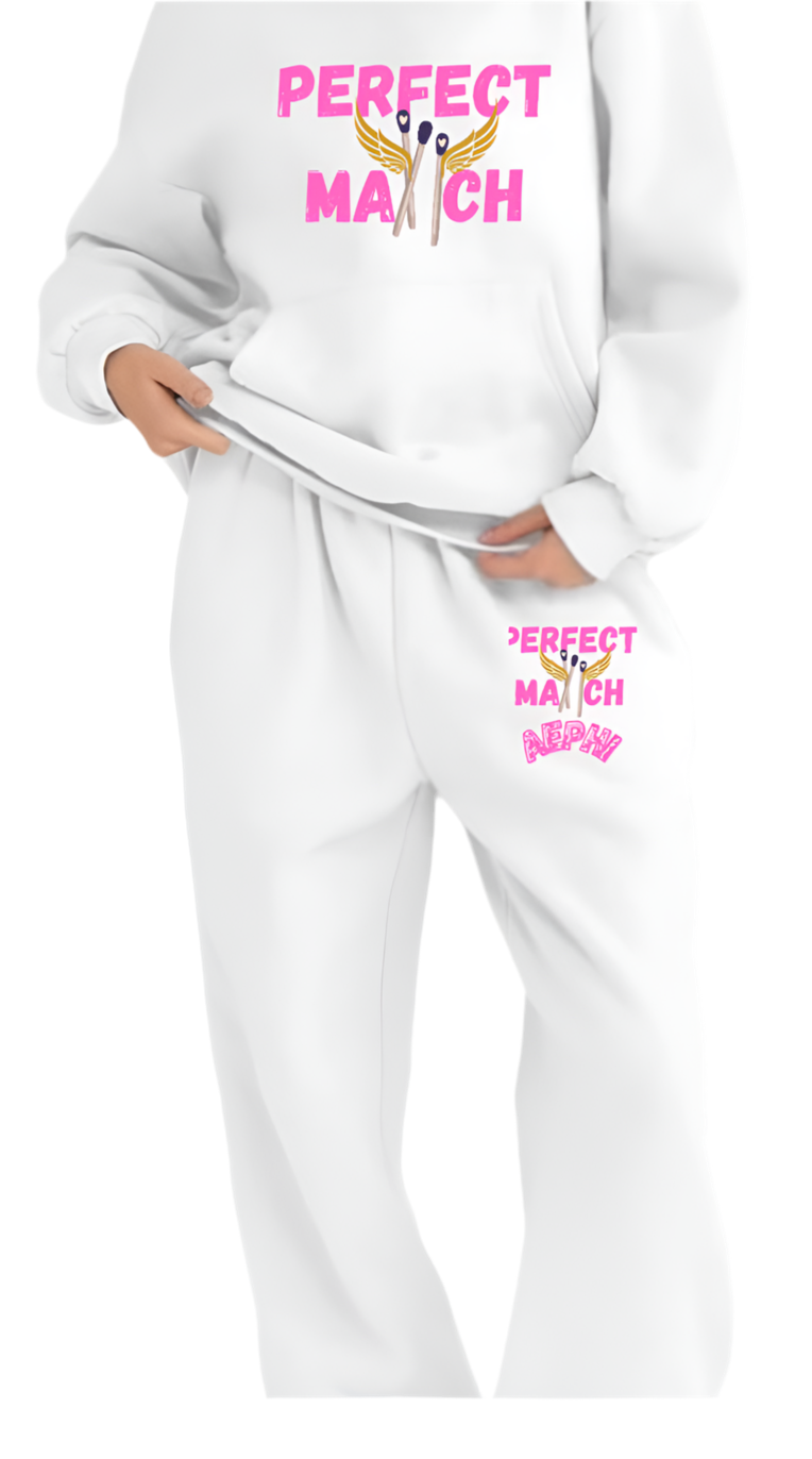 Perfect Match custom oversized sweatshirt (school name/date)