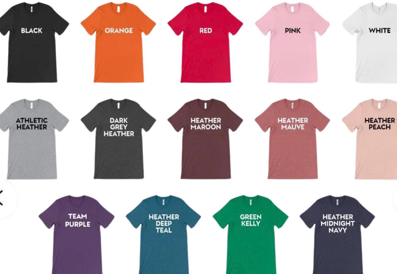 Custom Team Uniform Tshirt or Jersey with names, logos and #s 2 sided