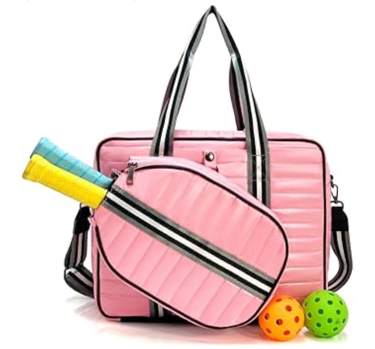 Personalized Embroidered Pickleball water resistant neoprene tote and sling bag (perfect for a friend’s birthday gift!)