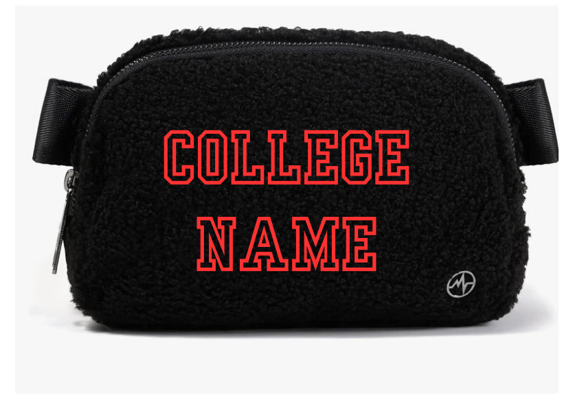 Crossbody/Belt Sherpa Bag for college gamedays