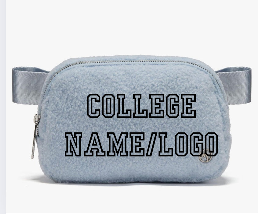 Crossbody/Belt Sherpa Bag for college gamedays