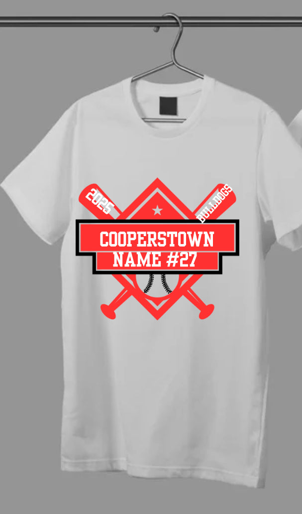 Cooperstown Custom team swag (private message for each order images )