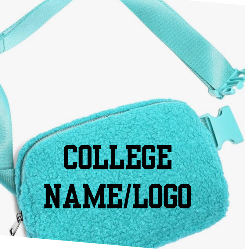Crossbody/Belt Sherpa Bag for college gamedays