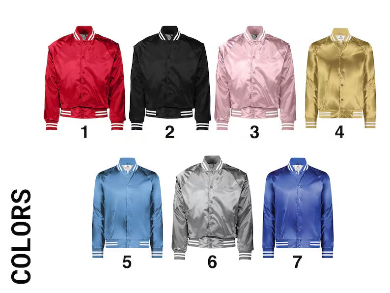 Custom Satin Bomber Jacket