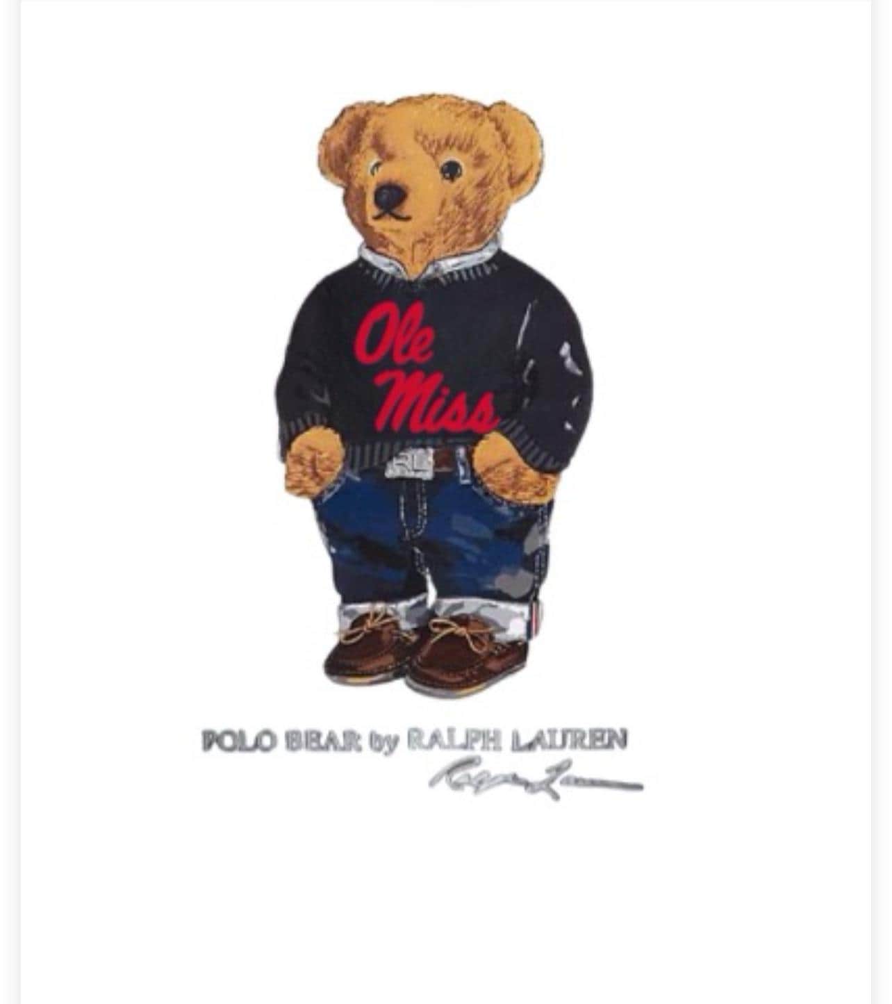 Polo Bear Vintage College Crew Neck Sweatshirt, t shirt (Kids & Adults)