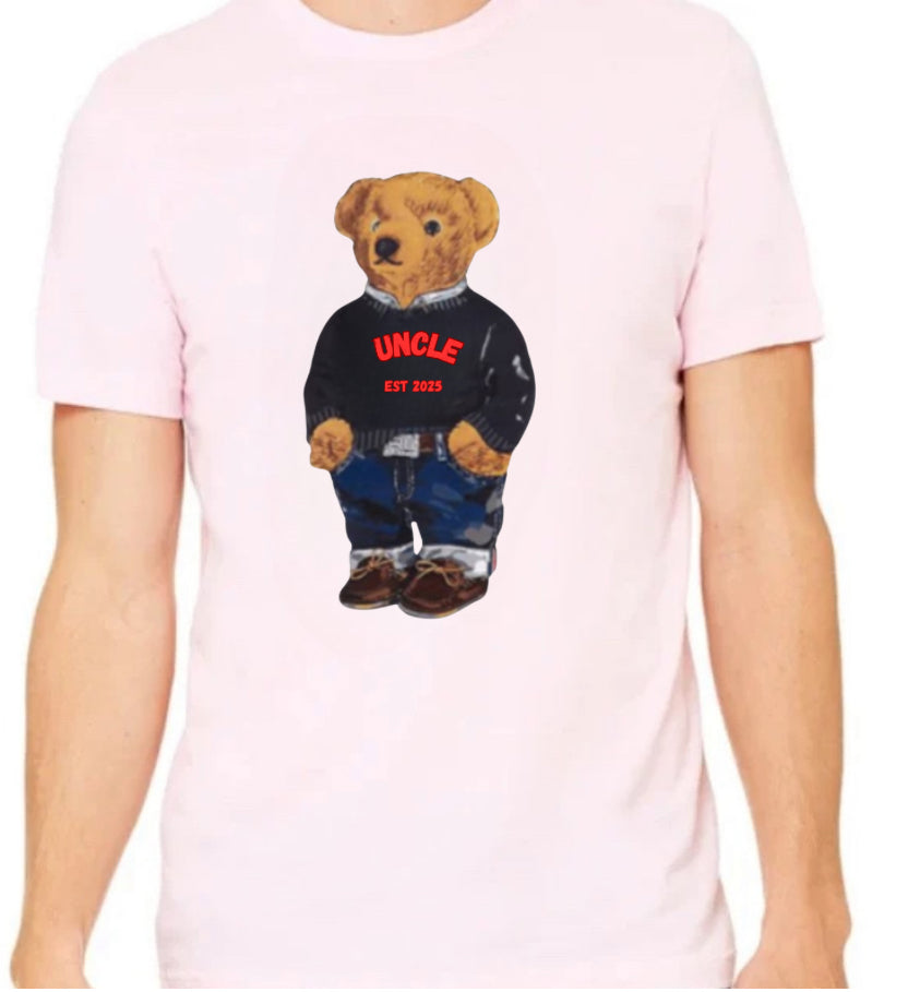 Polo Bear T-Shirt Personalized Family Gift | Grandpa, Grandma, Uncle, Aunt, Dad “Est. 2025”