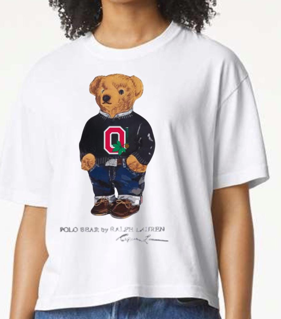 Polo Bear Vintage College Crew Neck Sweatshirt, t shirt (Kids & Adults)