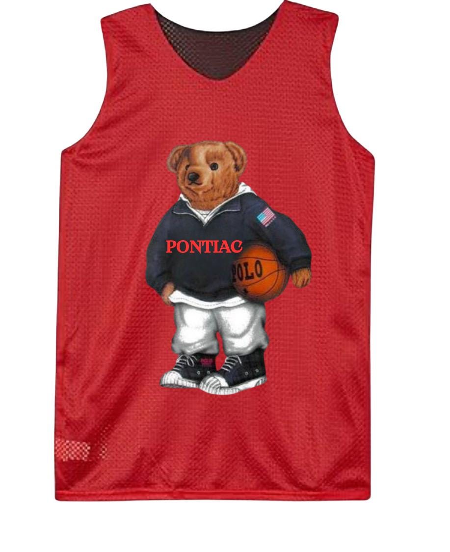 Boys Sports Jersey Reversible, School, Favorite Team Polo Bear Jersey Tank Personalized (name added on back)