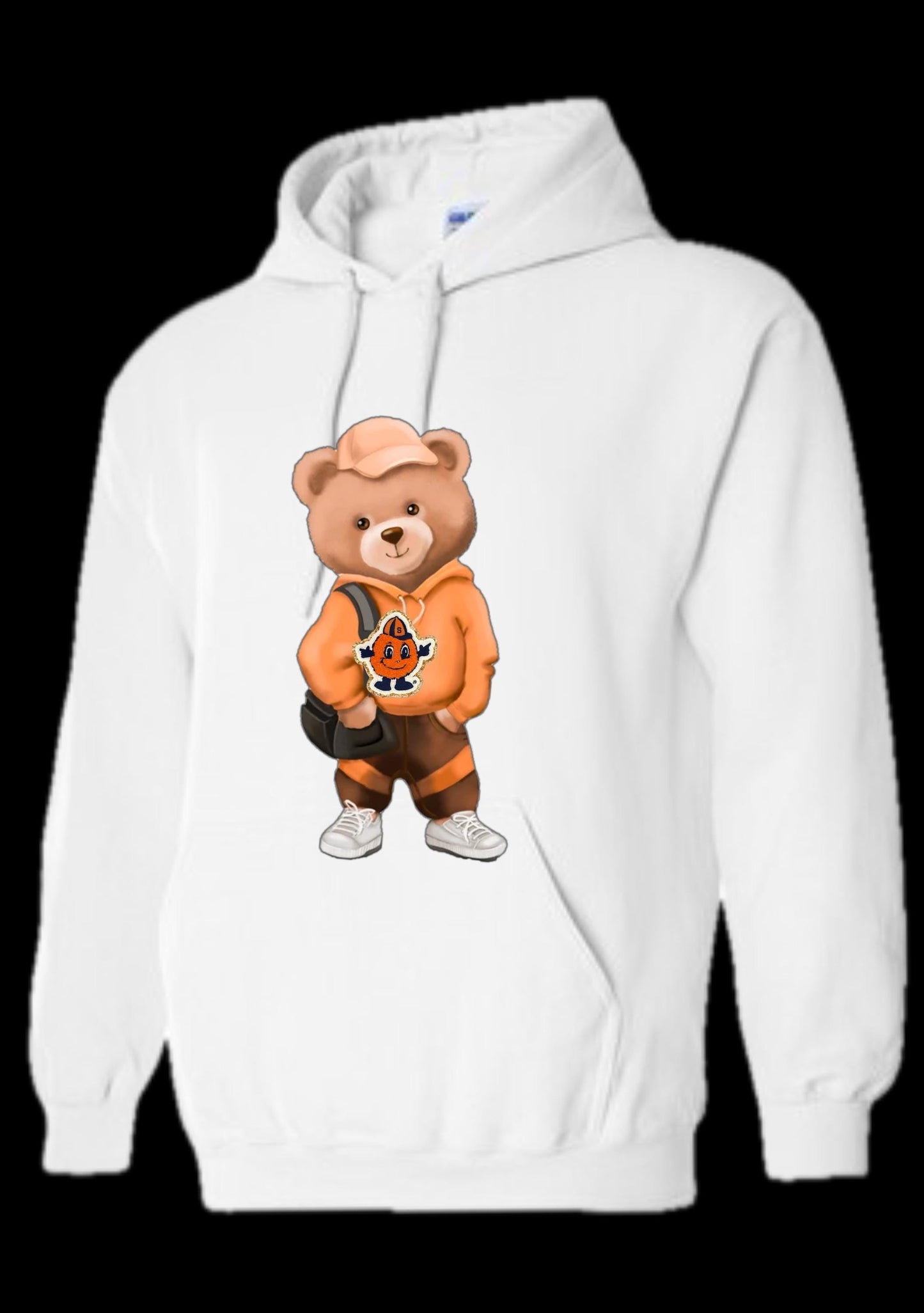 Cute Teddy Bear College or Camp Crew Neck or Pullover Hoodie (kids or adult)