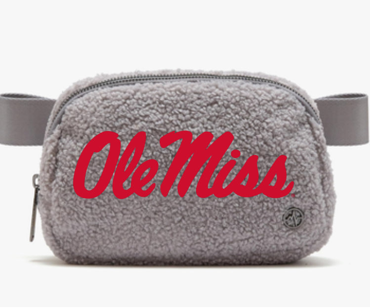 Crossbody/Belt Sherpa Bag for college gamedays