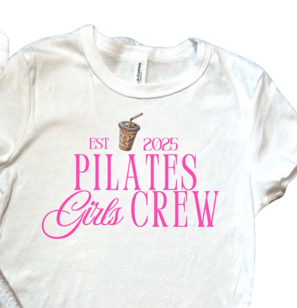 Pilates Ladies “Girls Crew” Oversized Sweatshirt with Custom Year | Cute pilates Crewneck | Gift | Est. Year Sweatshirt