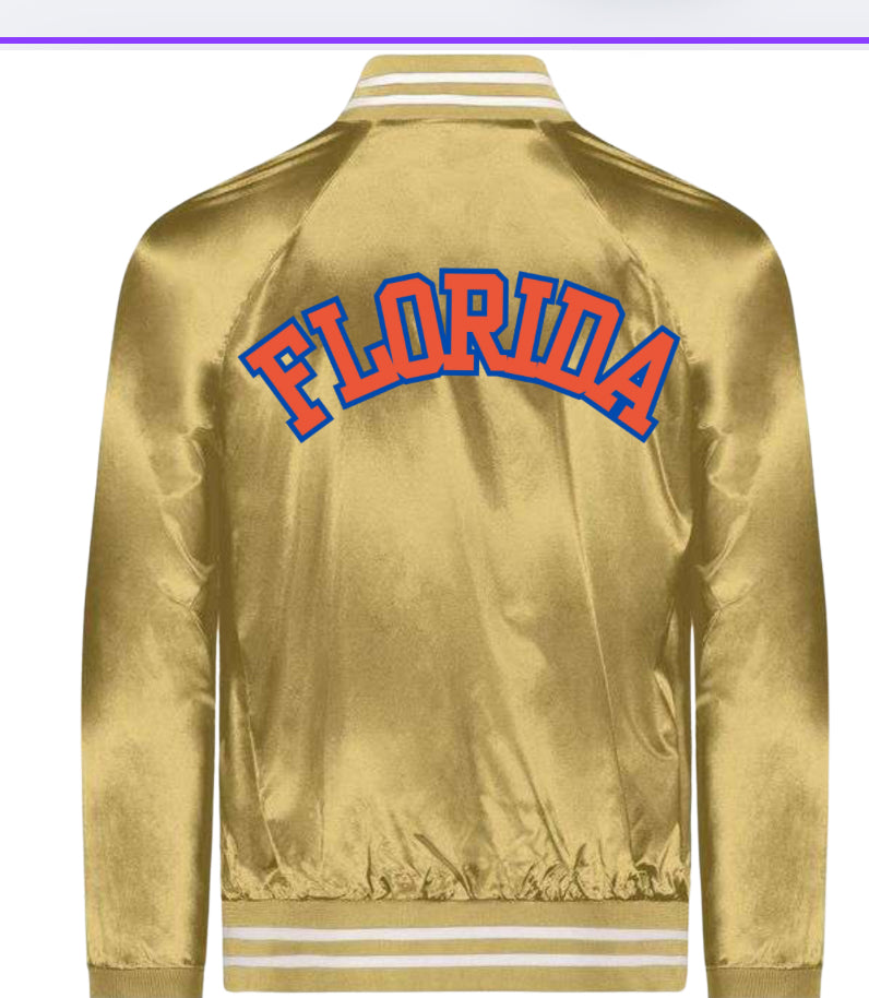 Custom Satin Bomber Jacket