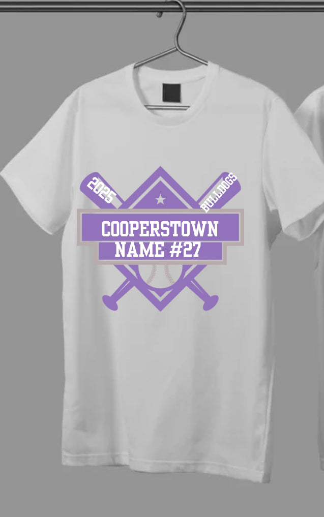 Cooperstown Custom team swag (private message for each order images )