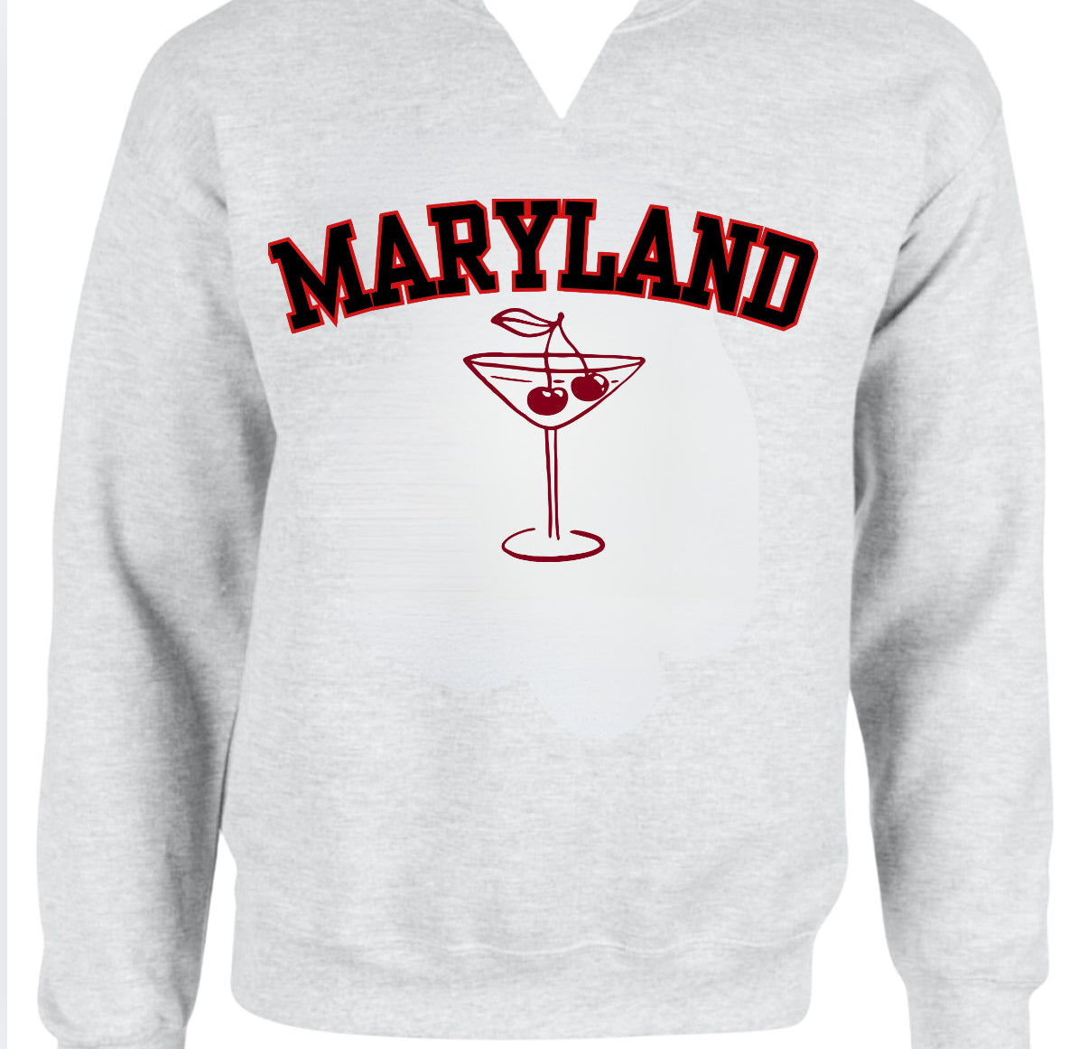 Custom College Martini w/ Cherry Sweats and Hoodies and Ts