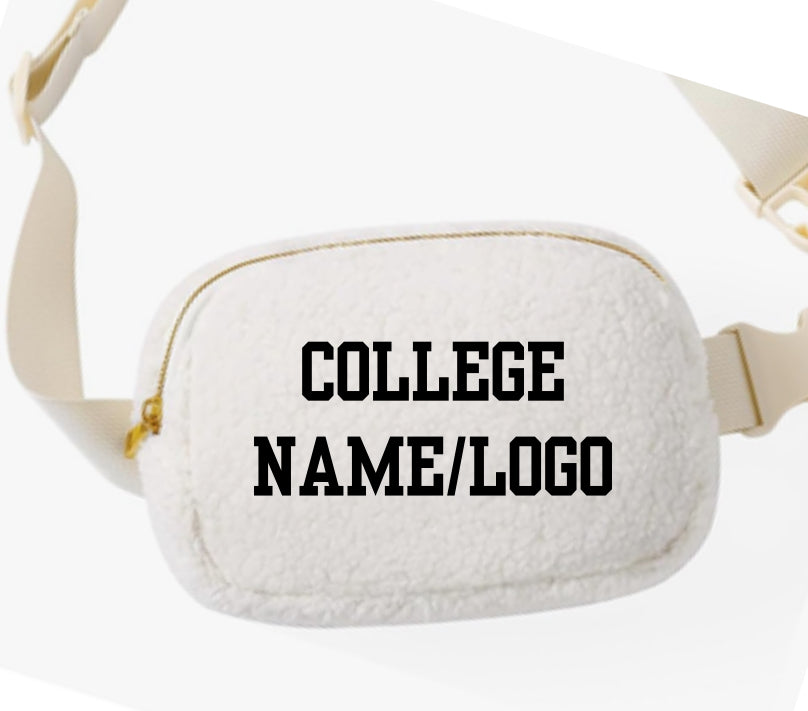 Crossbody/Belt Sherpa Bag for college gamedays