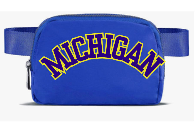 Crossbody/Belt Sherpa Bag for college gamedays