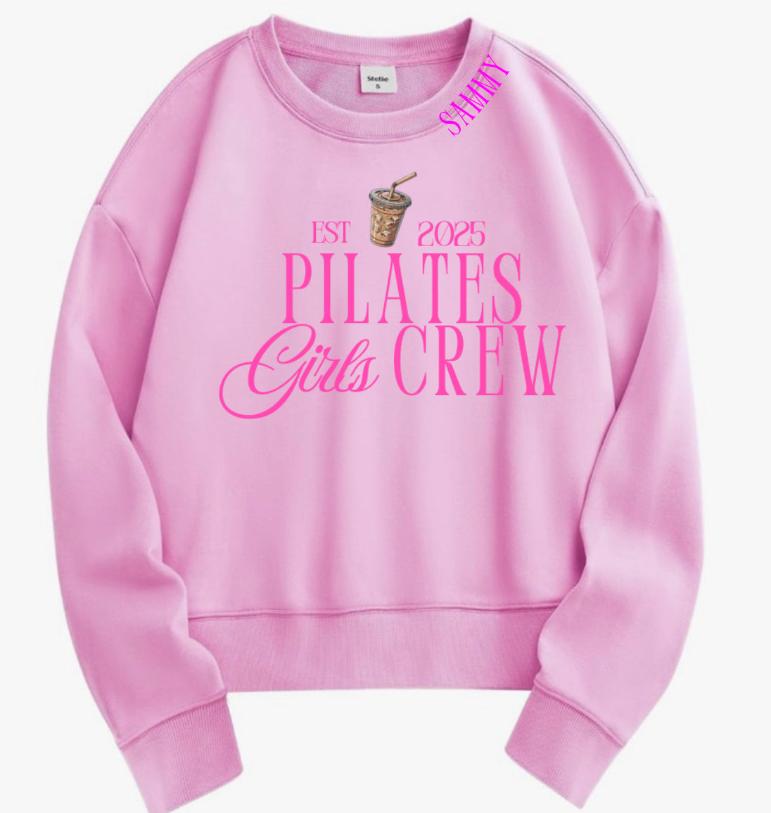 Pilates Women’s “Girl Club” Crewneck | Gift forpilates Lovers | Est. Year Sweatshirt