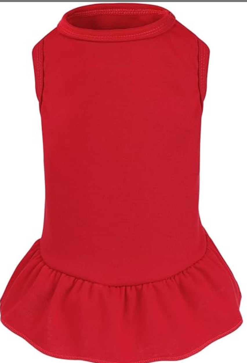 Little Miss Dog Name shirt/dress