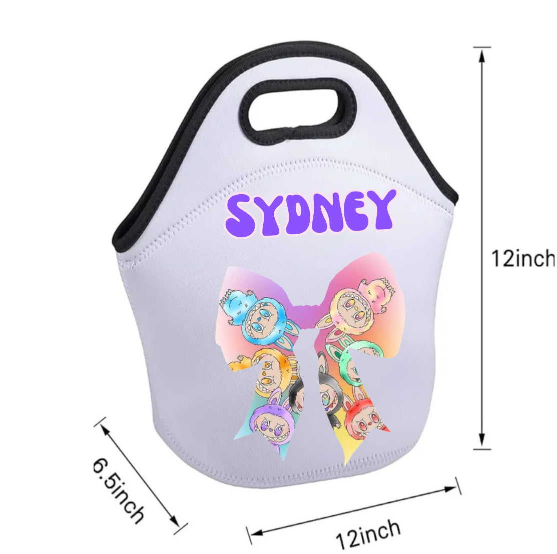Neoprene Lunch box Lunch bag for school Insulated Lunchbox (boys/girls) laboobu