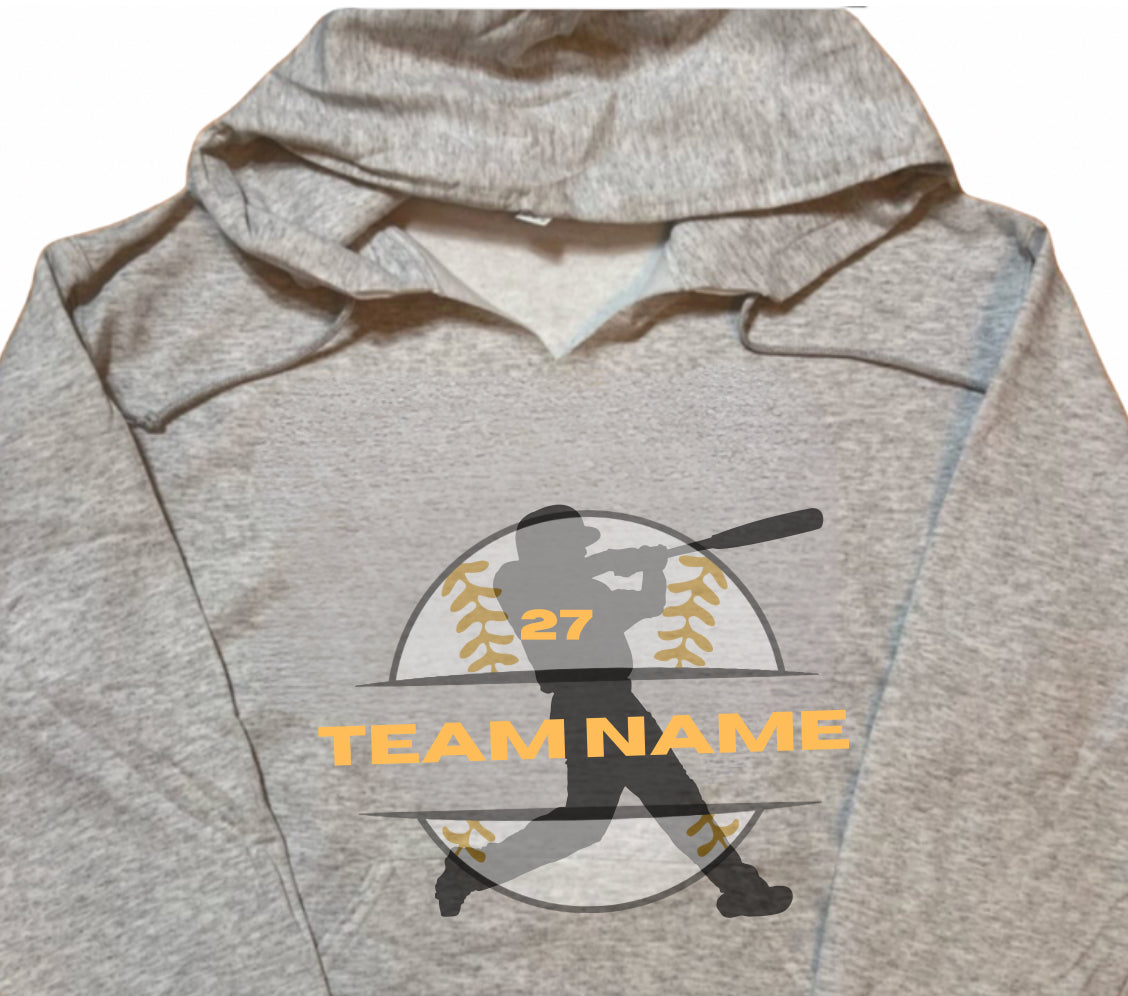 Custom Baseball team Hoody (private message for each order images )