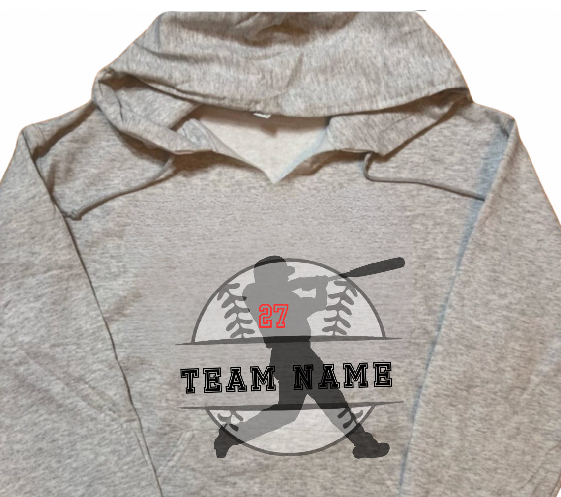 Custom Baseball team Hoody (private message for each order images )