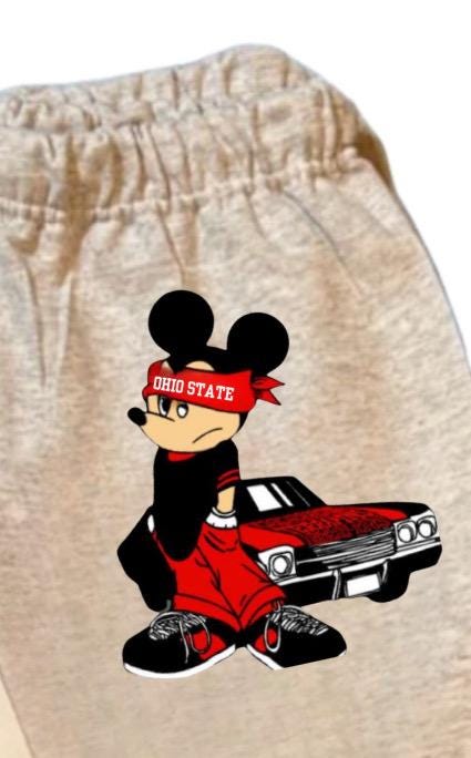 Mickey goes to college Baby T and sweats