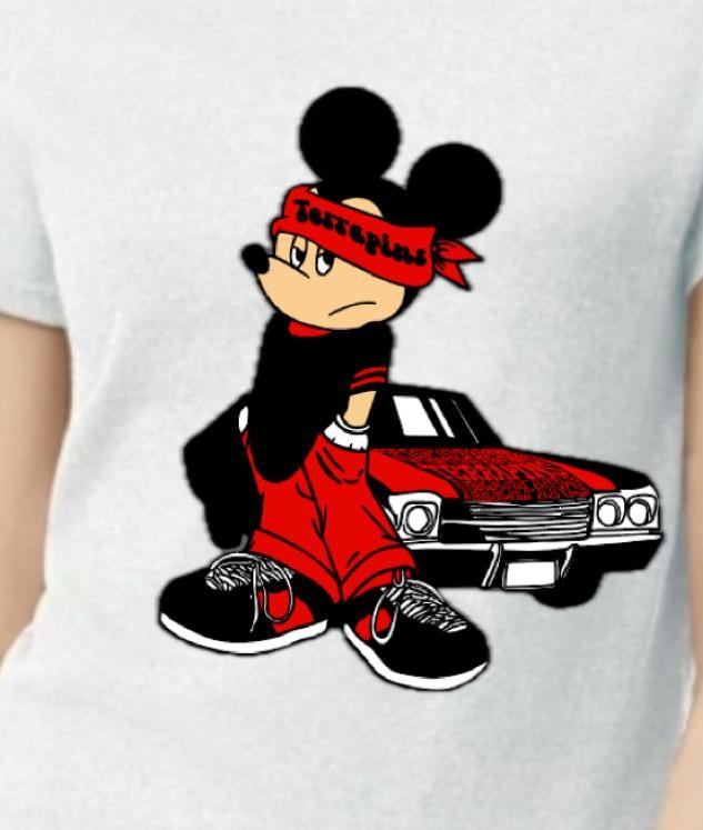 Mickey goes to college Baby T and sweats