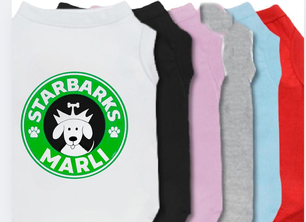 Star Barks Dog TShirt or Hoodie Cute Dog Clothes, Funny StarThemed Pet Shirt, Small & Medium Dog Apparel, Gift for Dog Lovers