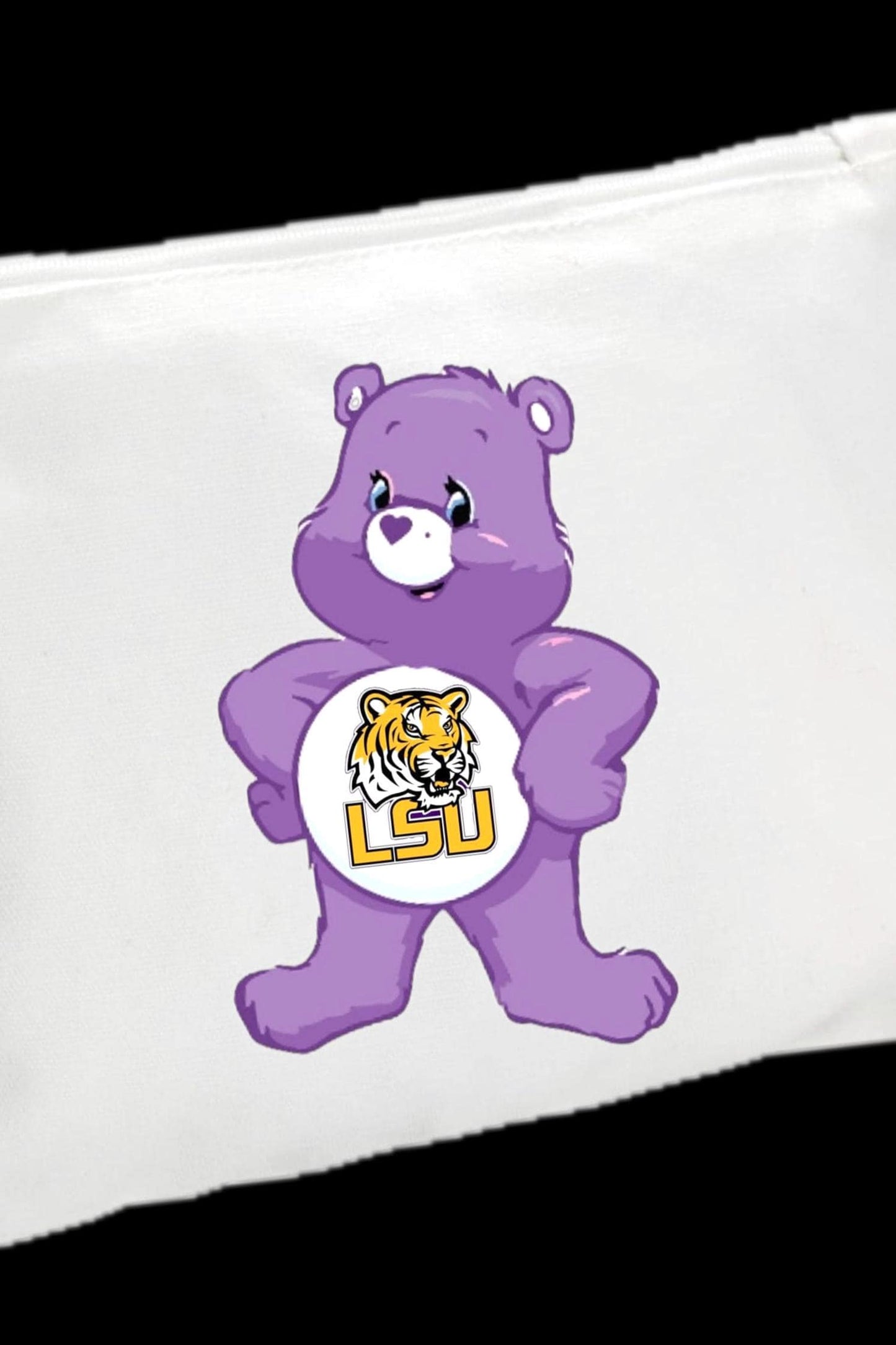 CAMP Custom College(or sorority) Zipper Canvas Pouch (travel, toiletry)