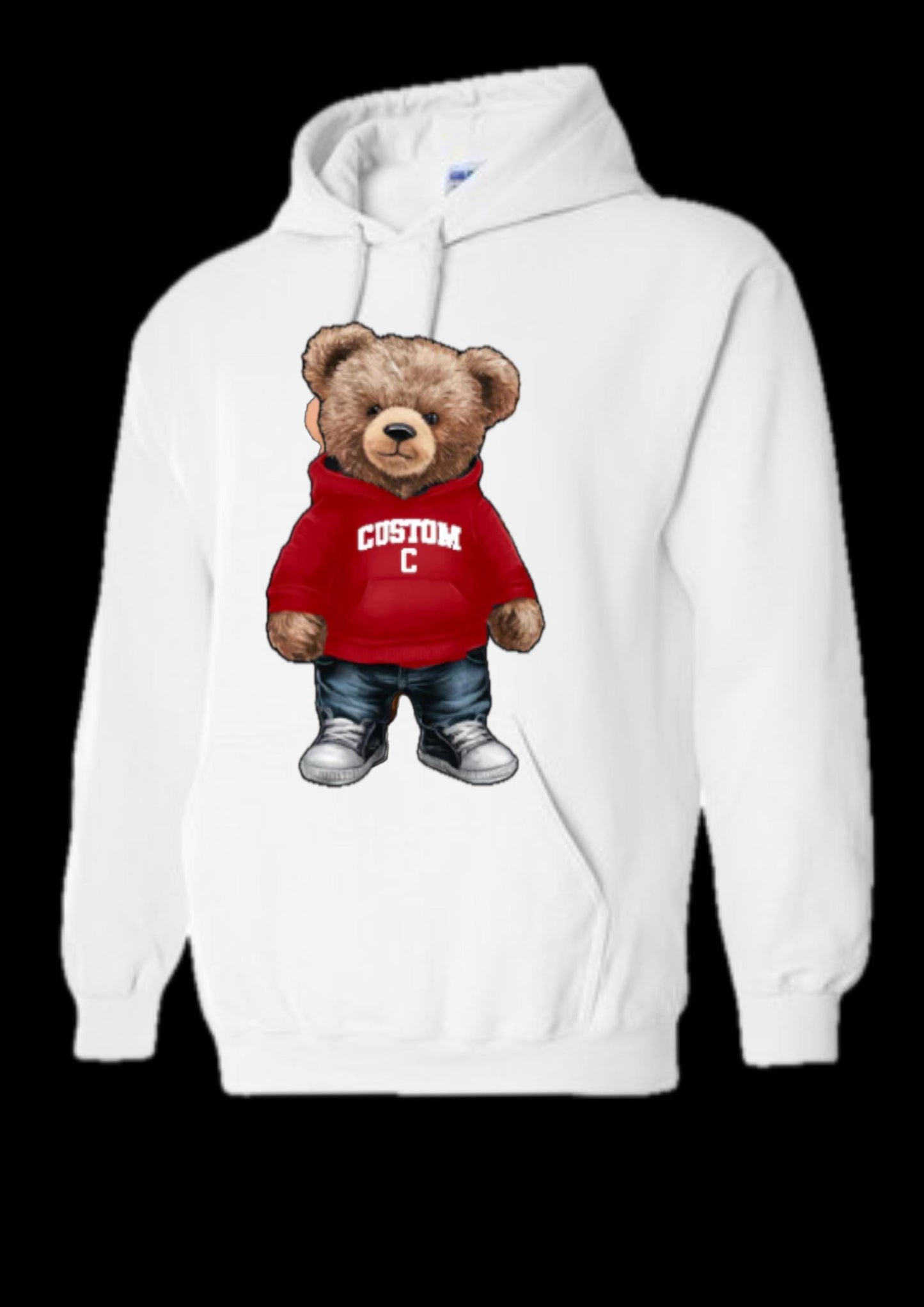 Cute Teddy Bear College or Camp Crew Neck or Pullover Hoodie (kids or adult)