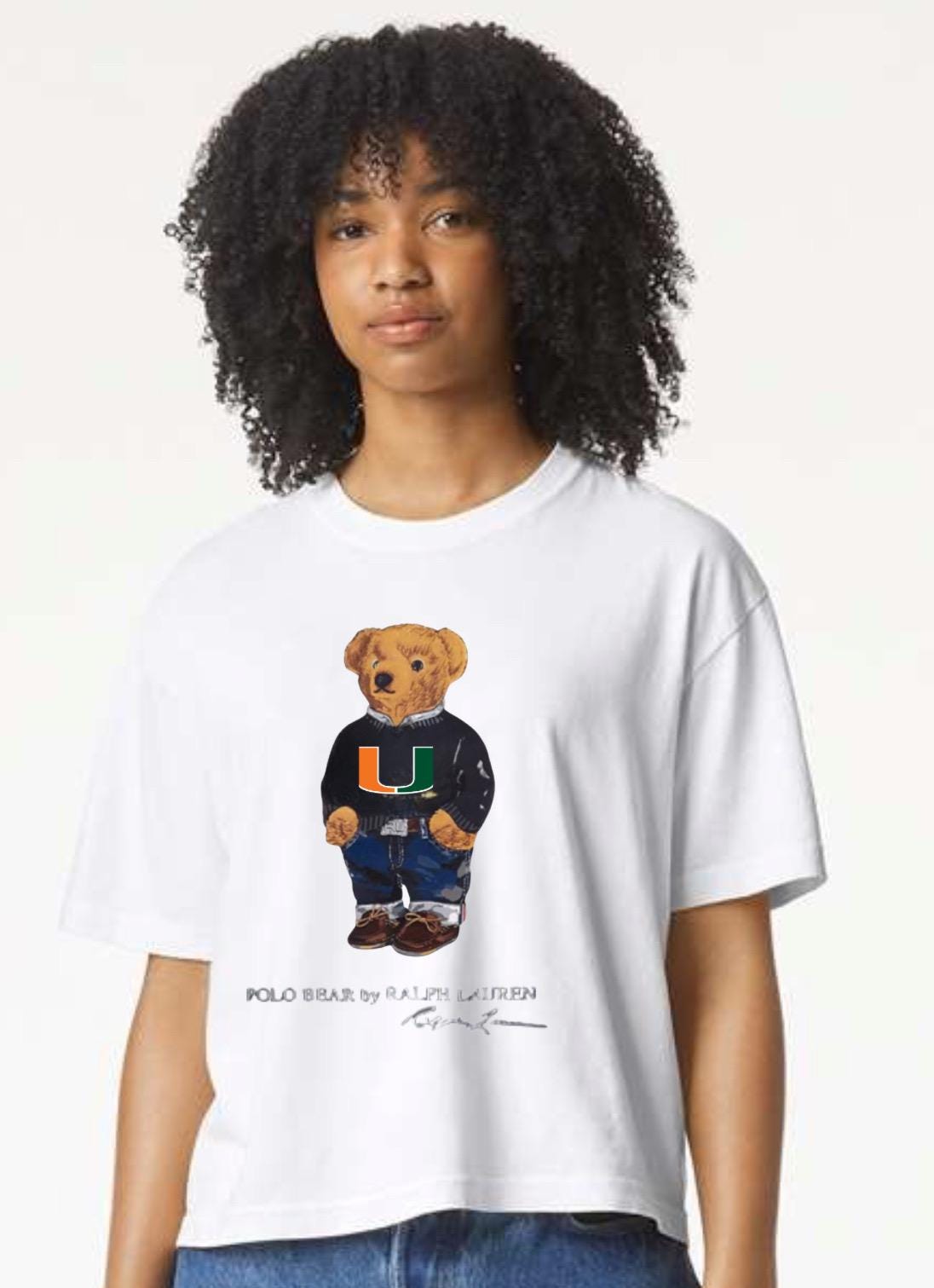 Polo Bear Vintage College Crew Neck Sweatshirt, t shirt (Kids & Adults)
