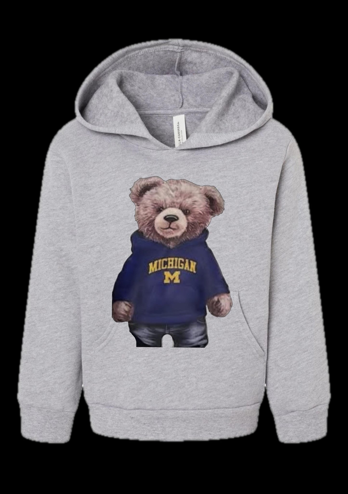 Cute Teddy Bear College or Camp Crew Neck or Pullover Hoodie (kids or adult)