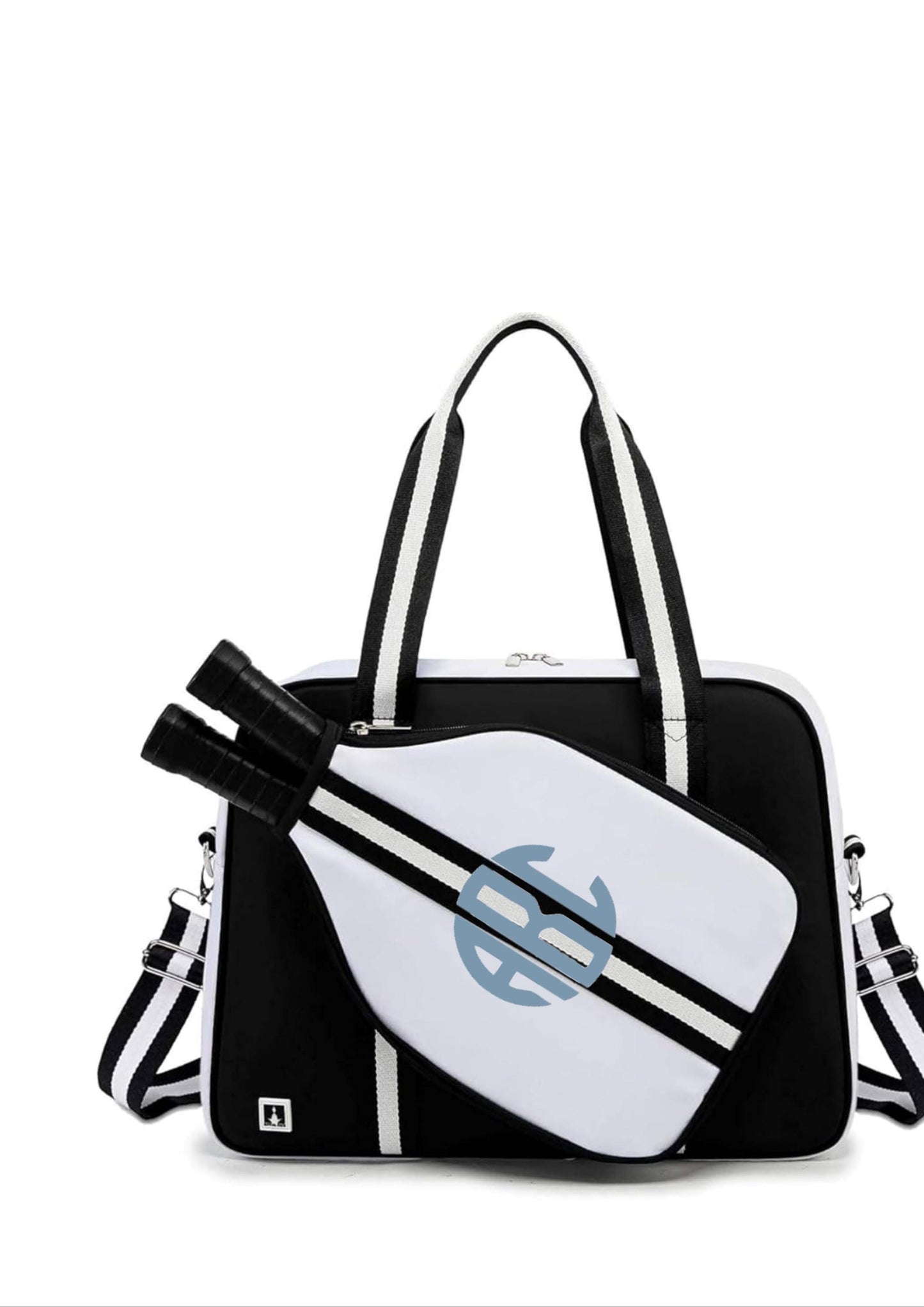 Personalized Embroidered Pickleball water resistant neoprene tote and sling bag (perfect for a friend’s birthday gift!)