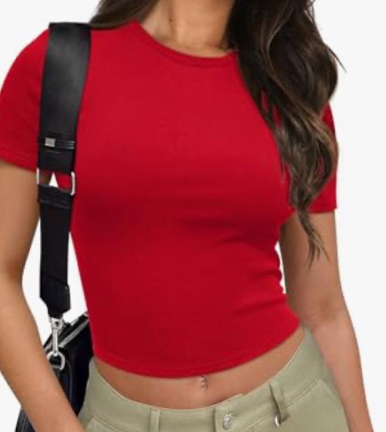 Adult & Kids Custom Cropped Baby T with college logo (sport, tongue, sorority )