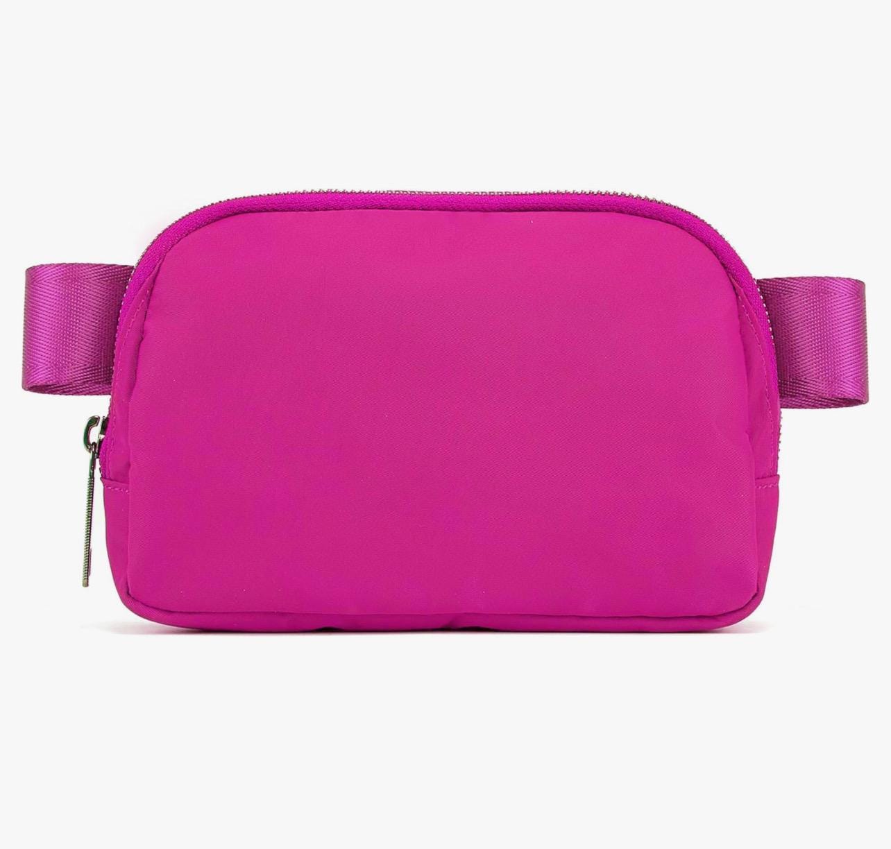 Custom Gameday or Travel Sherpa Waist Fanny pack with Adjustable Strap - Crossbody