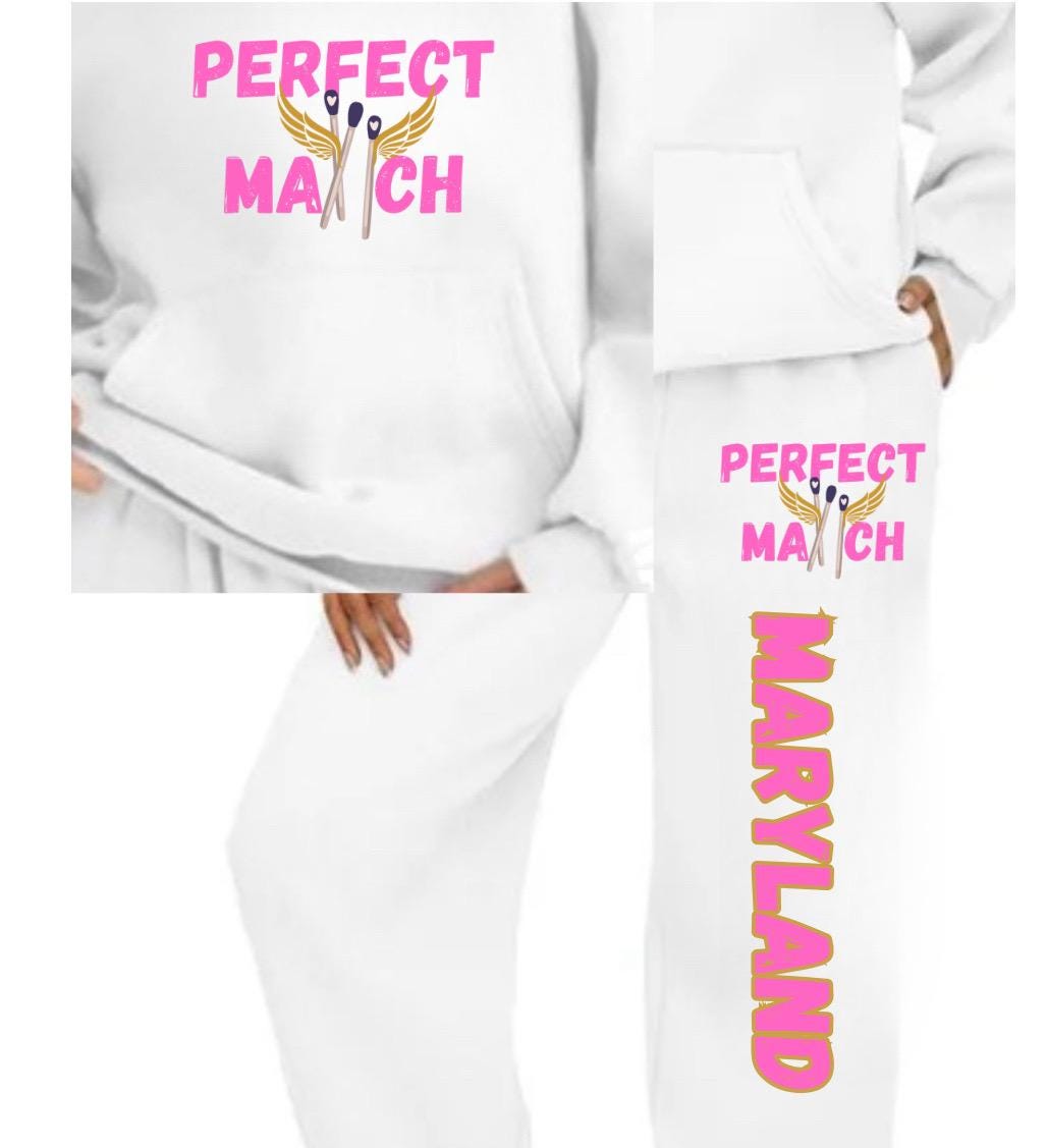 Perfect Match custom oversized sweatshirt (school name/date)